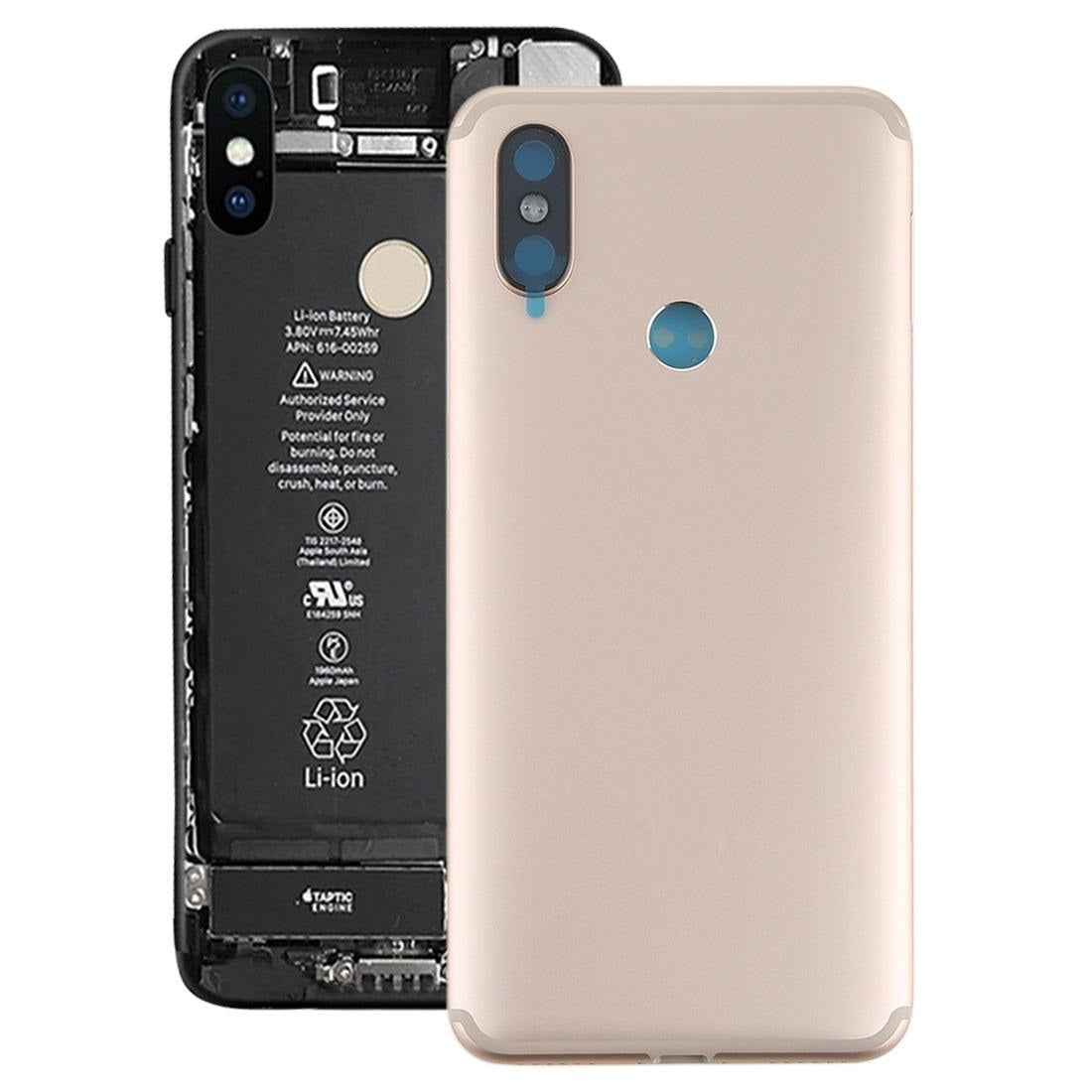 Ouxa Battery Door Back Panel Housing for Xiaomi Mi A2 : Gold