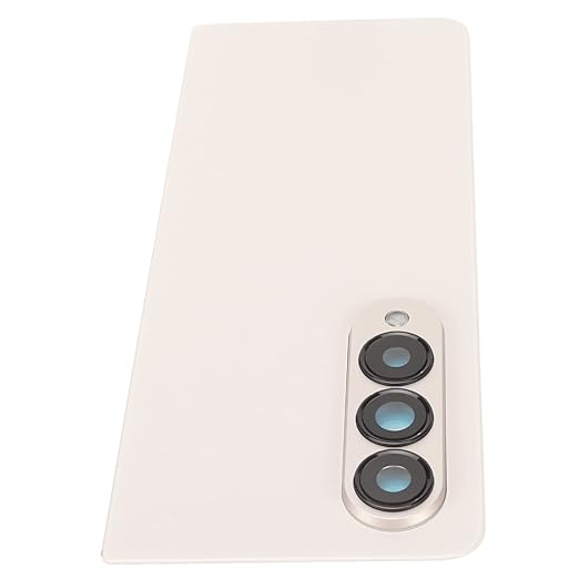 Back Panel Glass With Camera Lens for Samsung Galaxy Z Fold 4 Care OG Beige Cream