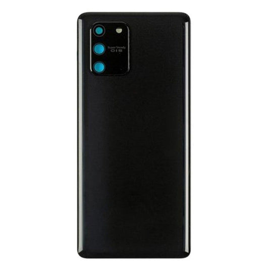 Back Panel Glass With Camera Lens for Samsung Galaxy S10 Lite  Prism Black