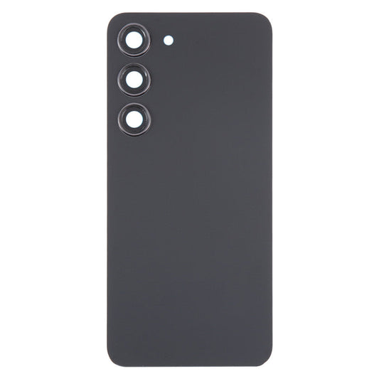 Back Panel Glass With Camera Lens for Samsung Galaxy S23 Care OG (5G) Phantom Black