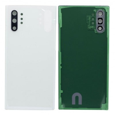 Back Panel Glass With Camera Lens for Samsung Galaxy Note 10 Plus Aura White