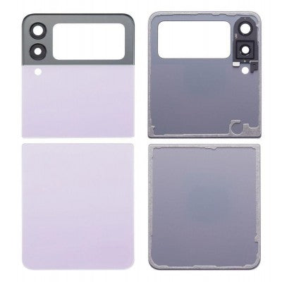 Back Panel Glass With Camera Lens for Samsung Galaxy Z Flip 4 Bora Purple