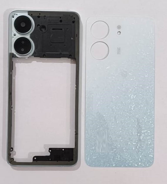 Ouxa Back Panel Housing Body for Redmi 13C White