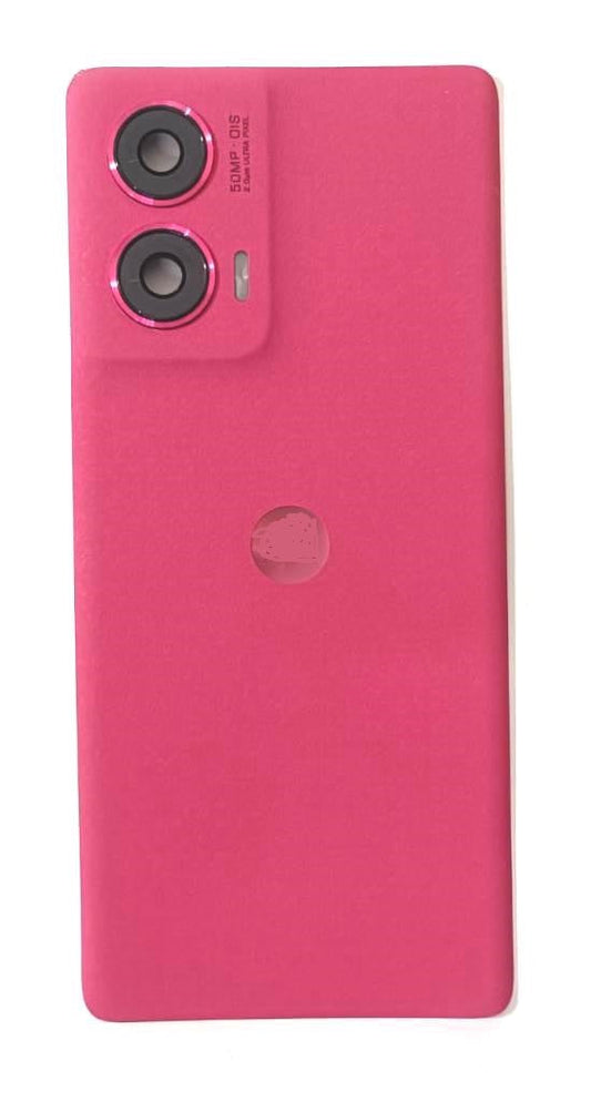 Ouxa Back Panel with Camera glass for Moto Edge 50 fusion Red