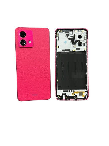 Ouxa Back Panel Housing Body for Moto G84 Red