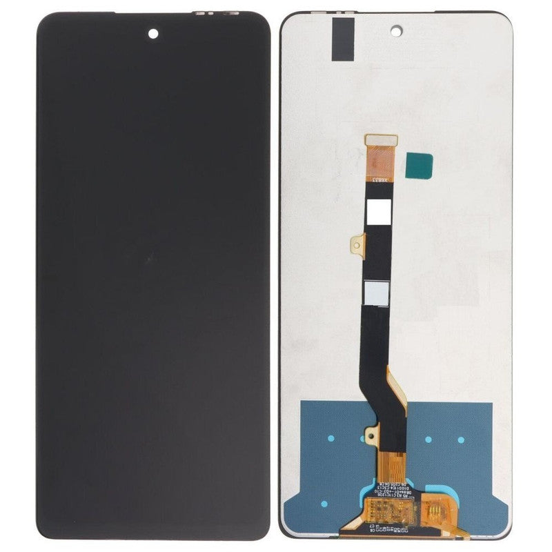 Ouxa Lcd Display Folder Combo for Infinix Hot 30 5G Black