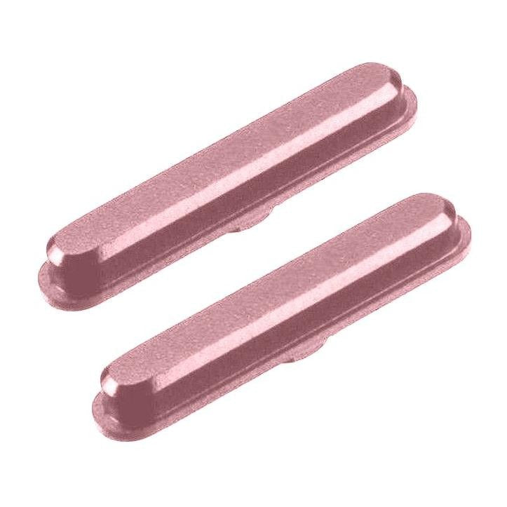 Ouxa External Side Button Out Keys for Iphone 15 Pink